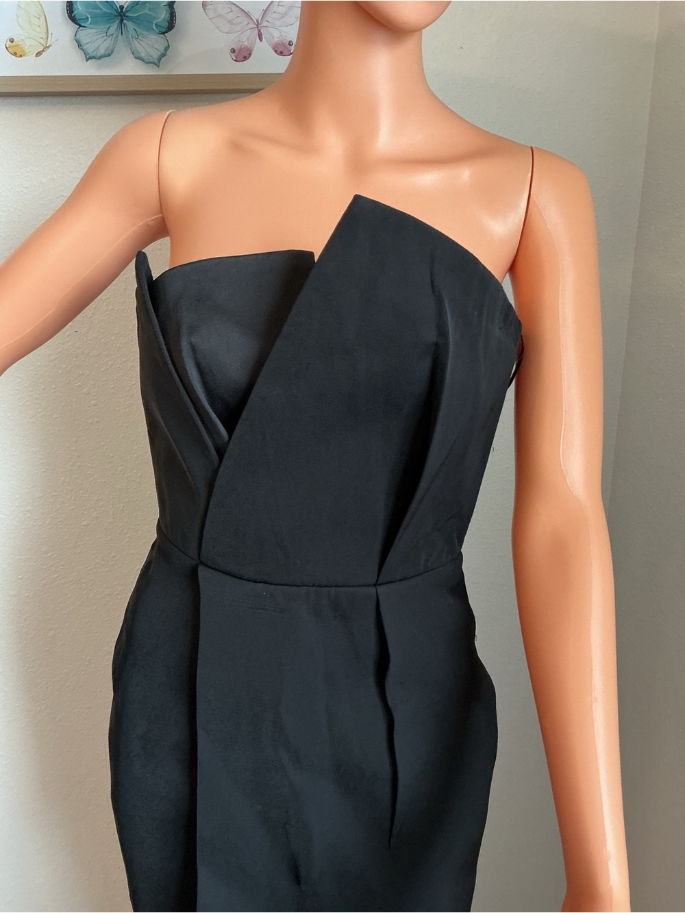 Cameo Black Asymmetrical Mini Dress XS Cocktail Party - Picture 4 of 10